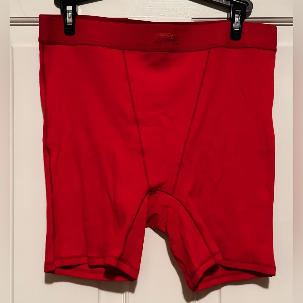 NWOT - SKIMS Cotton Ribbed Boxer L